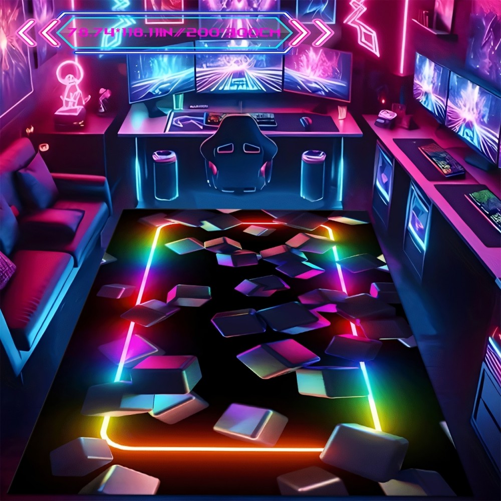 VIKAMA 게이밍 매트 화려한 디자인, 스타일리시한  - Esports Gaming Room 리뷰 및 가격