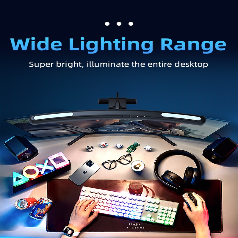 곡선 LED 모니터 라이트 바 Rgb 컴퓨터 화면 램프 - Esports Gaming Monitor 리뷰 및 가격
