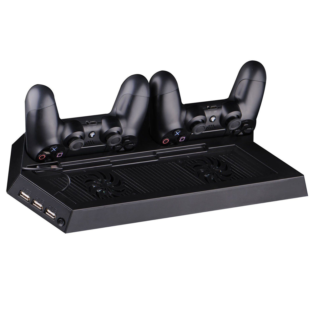 PS4 콘솔 컨트롤러용 수직 냉각 팬 스탠드 및 충전  - Esports Gaming Station 리뷰 및 가격