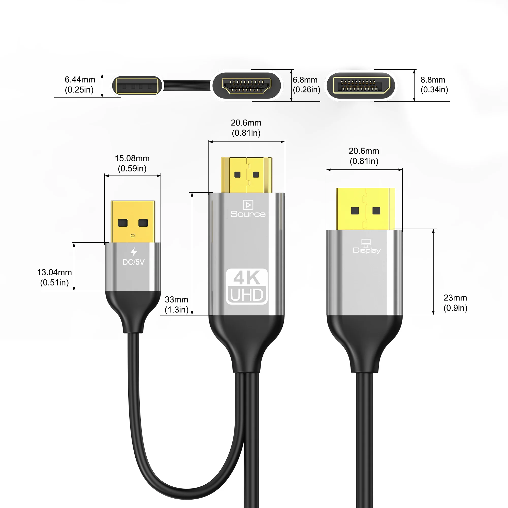 5V 전원 공급 장치가 있는 HDMI-DP 변환기 케이 - Esports Gaming Bundle 리뷰 및 가격