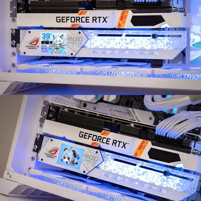 DIY 2.2 인치 LCD 디스플레이 GPU 브래킷,  - Esports Gaming Monitor 리뷰 및 가격
