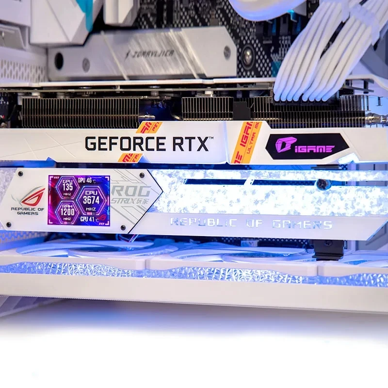 DIY 2.2 인치 LCD 디스플레이 GPU 브래킷,  - Esports Gaming Monitor 리뷰 및 가격